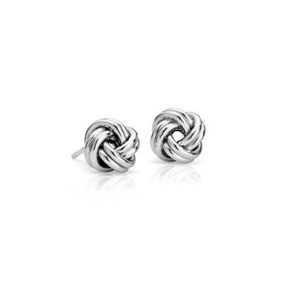 Love Knot Earrings in Italian Sterling Silver
