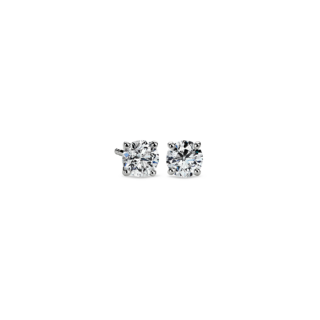 Astor Diamond Stud Earrings in Platinum (1 ct. tw.) - H / SI2