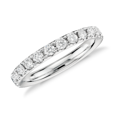 Riviera Pavé Diamond Ring in 14k White Gold (1/2 ct. tw.)