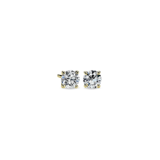Diamond Stud Earrings in 18k Yellow Gold (1 ct. tw.)